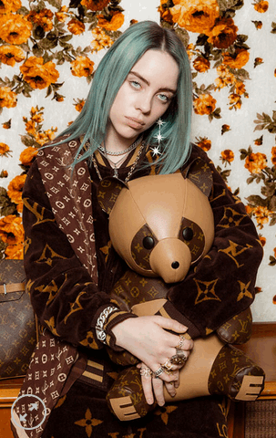 11x17 Billie Eilish Bear Countertop Poster - HalfMoonMusic