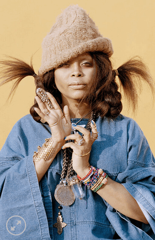 11x17 Erykah Badu Countertop Poster - HalfMoonMusic