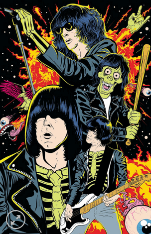 11x17 The Ramones Countertop Poster - HalfMoonMusic