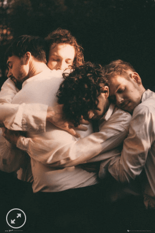 11x17 The 1975 Hugs Countertop Poster - HalfMoonMusic