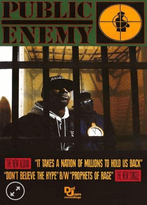 11x17 Public Enemy Countertop Poster - HalfMoonMusic