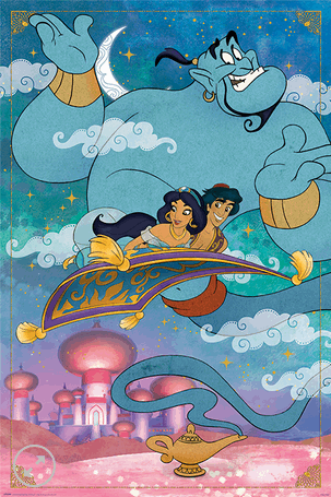 11x17 Aladdin Countertop Poster - HalfMoonMusic