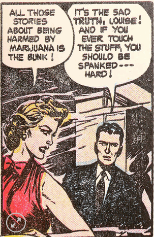 11x17 Marihuana Comic Countertop Poster - HalfMoonMusic