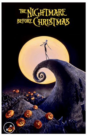 11x17 Nightmare Before Christmas Countertop Poster - HalfMoonMusic
