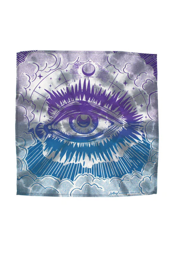 Eye Tie-Dye Bandana - HalfMoonMusic