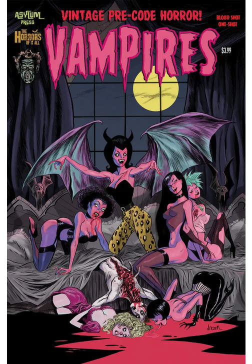 Vampires: Blood Shot One Shot Cover B Comic Book - HalfMoonMusic