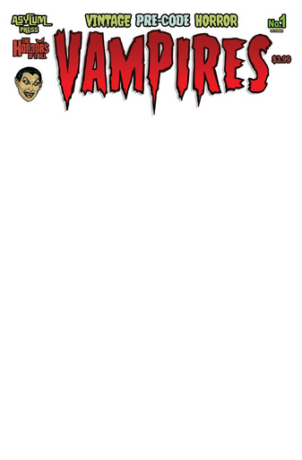 Vampires No. 1 Sketch Cover Comic Book - HalfMoonMusic