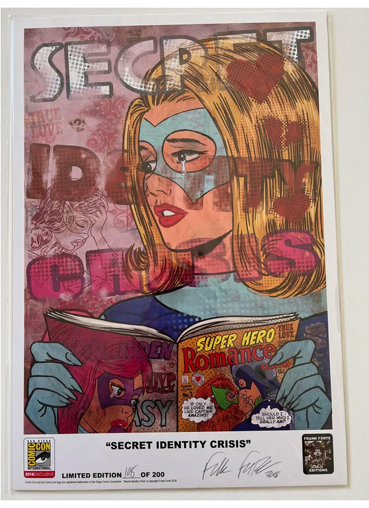 Secret Identity Crisis Comicon Exclusive Art Print - HalfMoonMusic
