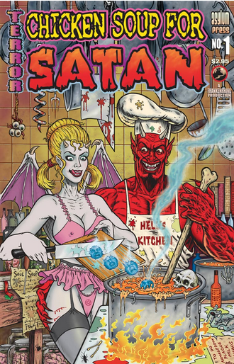 Chicken Soup For Satan Comic Book Art Print - HalfMoonMusic