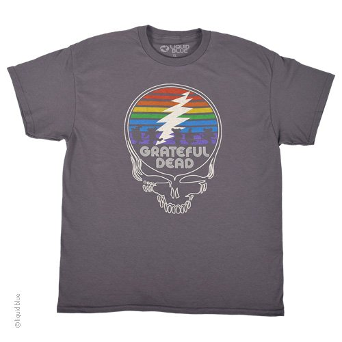 Men's Grateful Dead Rainbow Critters Spectrum SYF T-Shirt - HalfMoonMusic