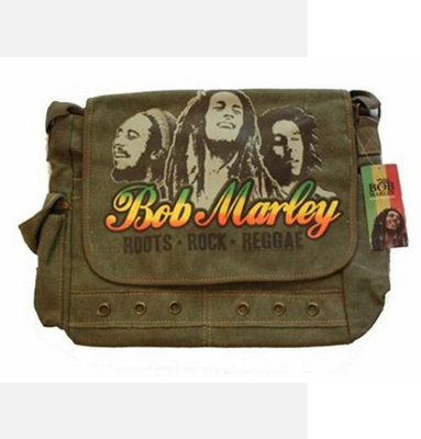 Bob Marley Roots Rock Reggae Messenger Bag - HalfMoonMusic