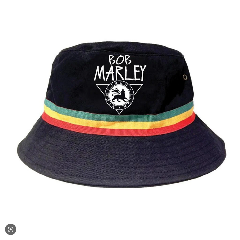 Bob Marley Bucket Hat - HalfMoonMusic