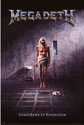Megadeth Countdown to Extinction Poster - HalfMoonMusic