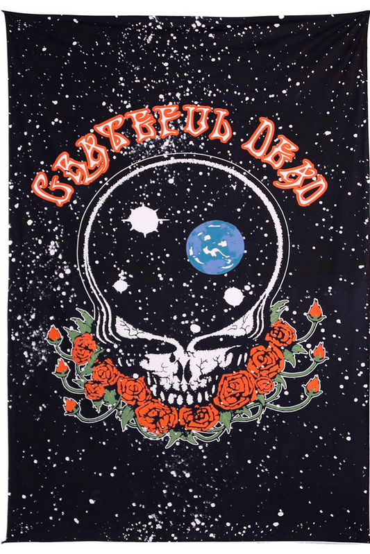 Grateful Dead Old School Space Your Face Tapestry - HalfMoonMusic