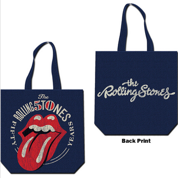 The Rolling Stones 50th Anniversary Tote Bag - HalfMoonMusic