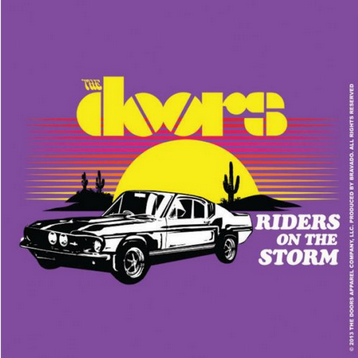 The Doors Riders On The Storm Cork Coasters. - HalfMoonMusic