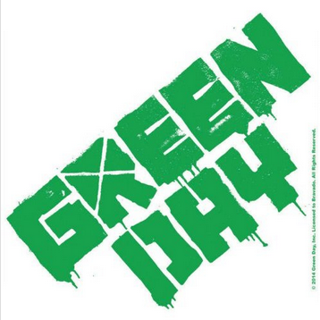 Green Day Logo Cork Coasters - HalfMoonMusic