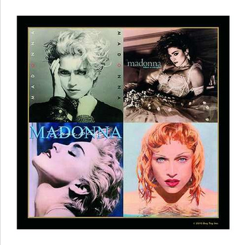 Madonna Album Montage Groove & Virgin Cork Coasters - HalfMoonMusic