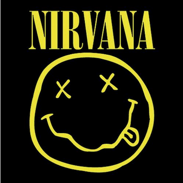 Nirvana Yellow Smiley Cork Coasters - HalfMoonMusic