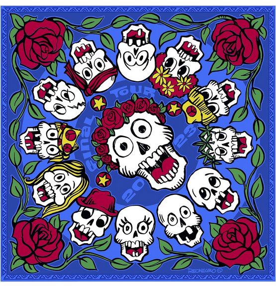 Grateful Dead & Company Final Tour 2023 Bandana - HalfMoonMusic