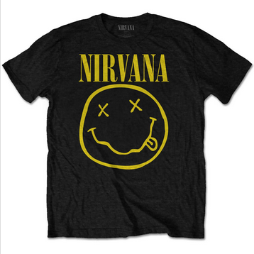 Nirvana Smiley Toddler T-Shirt - HalfMoonMusic