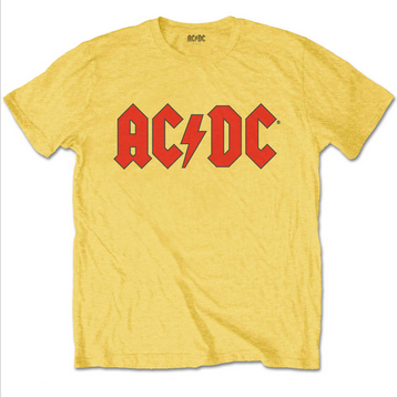 AC/DC Youth Yellow T-Shirt - HalfMoonMusic