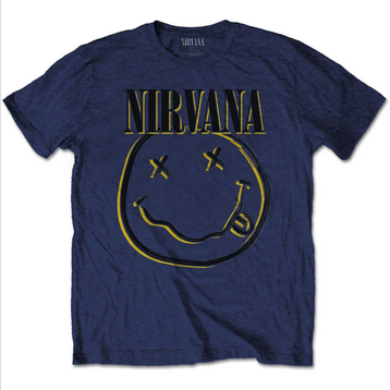Nirvana Youth Inverse Smiley T-Shirt - HalfMoonMusic