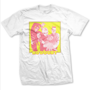 Men's No Doubt Yellow Photo T-Shirt - HalfMoonMusic