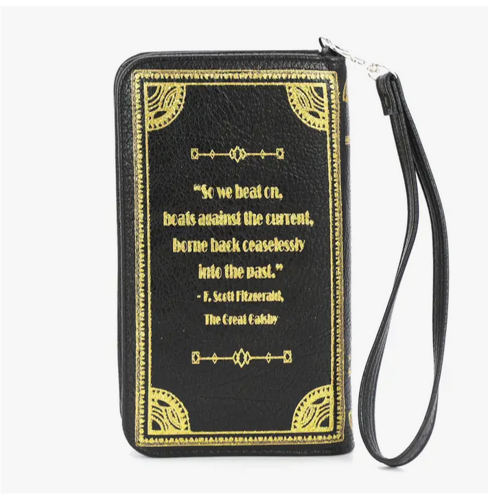 Novelty Great Gatsby Wallet Clutch - HalfMoonMusic
