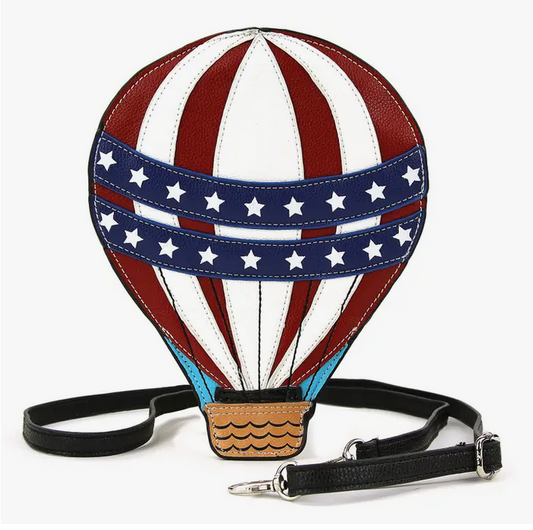 Novelty Hot Air Balloon Crossbody Bag - HalfMoonMusic
