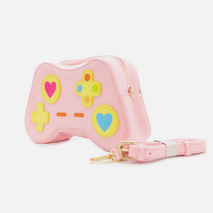 Pink Game Controller Handbag - HalfMoonMusic