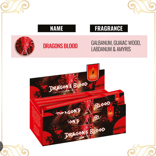 Dragon's Blood Natural Incense - HalfMoonMusic