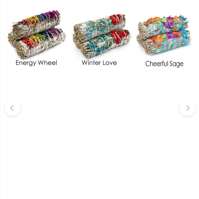 Soul Sticks 3pk Floral Sage Bundles - HalfMoonMusic