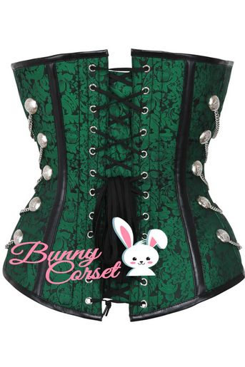 Women's Aiyana Overbust Steampunk Corset - HalfMoonMusic