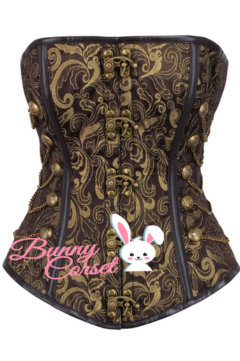 Women's Clark Overbust Corset - HalfMoonMusic