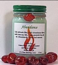 Organic Soy Gemstone Candles - HalfMoonMusic