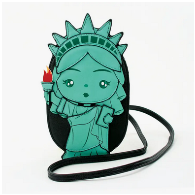 Vinyl Statue of Liberty Crossbody Bag - HalfMoonMusic