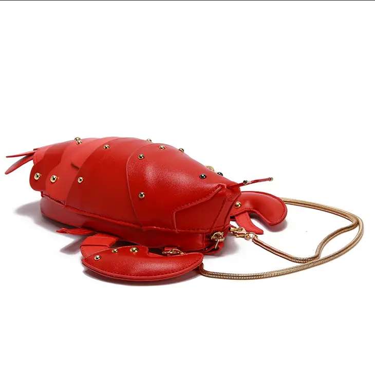 Leather Lobster Crossbody Bag - HalfMoonMusic