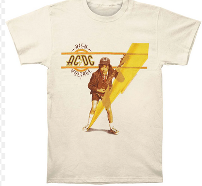 Men's AC/DC High Voltage T-Shirt - HalfMoonMusic