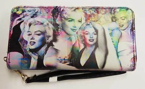 Marylin Monroe Colorful Collage Wallet - HalfMoonMusic