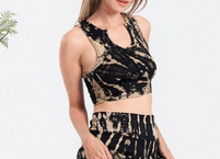 Spandex Tie-Dye Crop Top - HalfMoonMusic