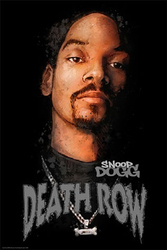 Snoop Dogg Death Row Poster - HalfMoonMusic