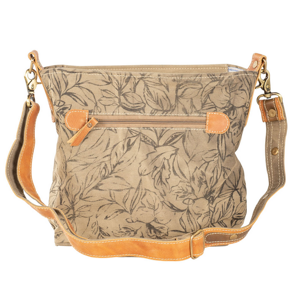 Moth Print Shoulder Bag - HalfMoonMusic