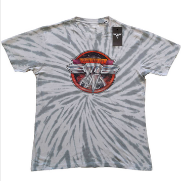 Men's Van Halen Logo Tie-Dye T-Shirt - HalfMoonMusic