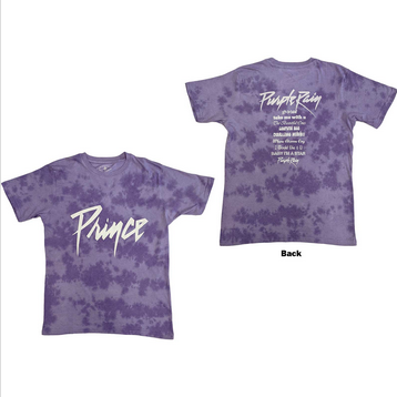 Men's Prince Purple Rain Tie-Dye - HalfMoonMusic