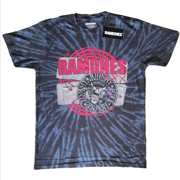 Men's Ramons Punk Patch Tie-Dye T-Shirt - HalfMoonMusic