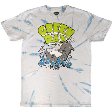 Men's Green Day Dookie Tie Dye T-Shirt - HalfMoonMusic