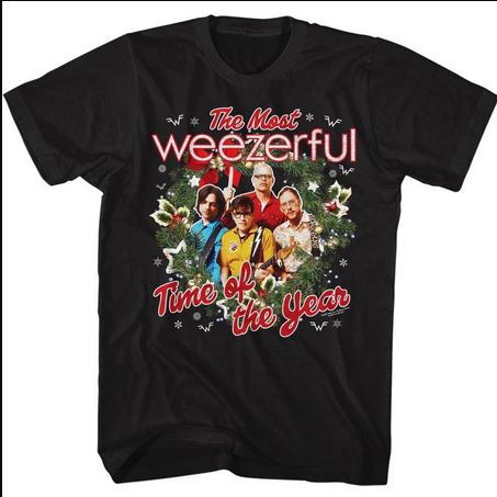 Men's Weezer Most Weezerful Time T-Shirt - HalfMoonMusic