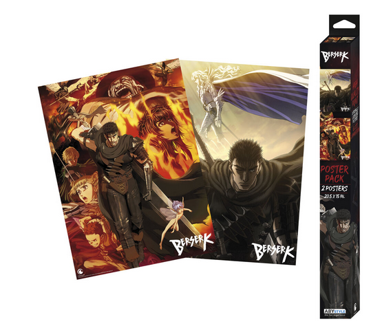 Berserk - Group & Guts - Boxed Poster Set - HalfMoonMusic