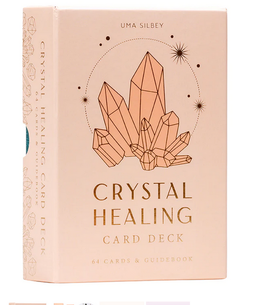 Crystal Healing Card Deck & Guidebook - HalfMoonMusic